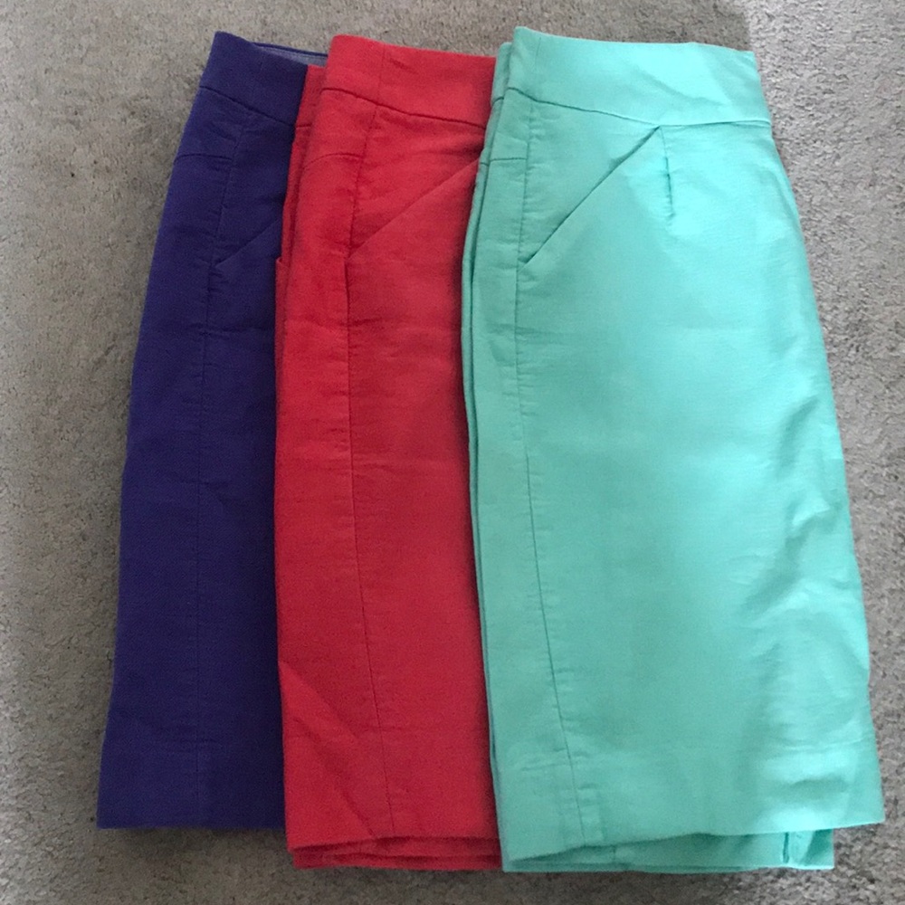 THREE J.Crew Factory Pencil Skirts bundle!!!!!